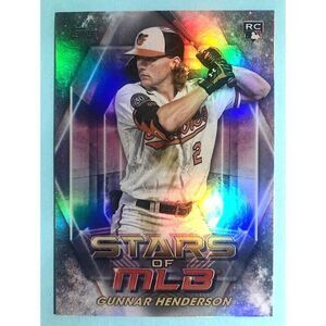 Gunnar Henderson Orioles 2023 Topps Ser 2 Stars MLB  Rookie Card #SMLB-37 ROY